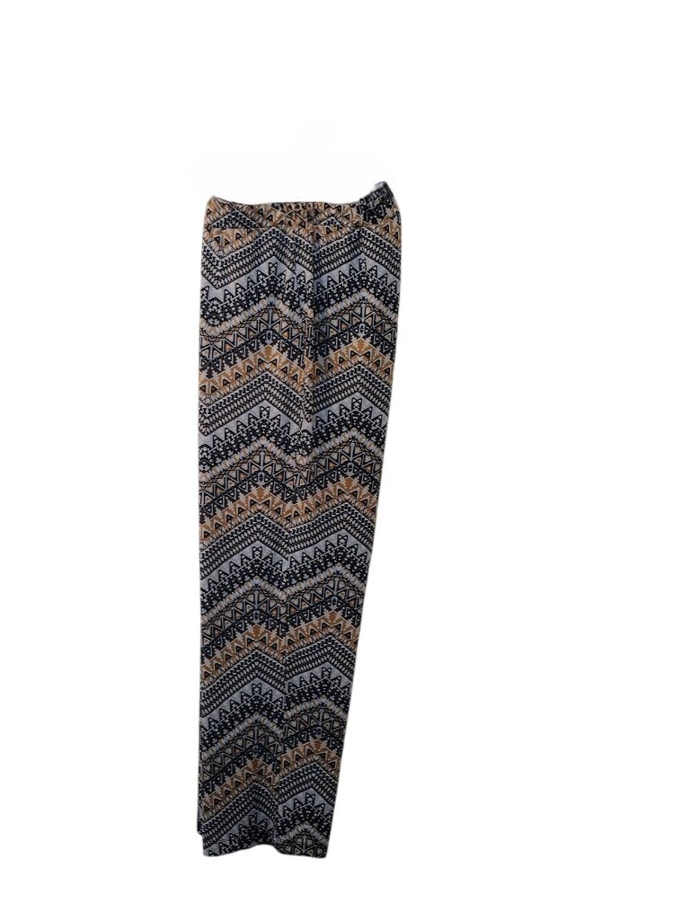 Kim Rogers Straight Leg Pull On Pants, Size 2X, Grey/Tan/Black